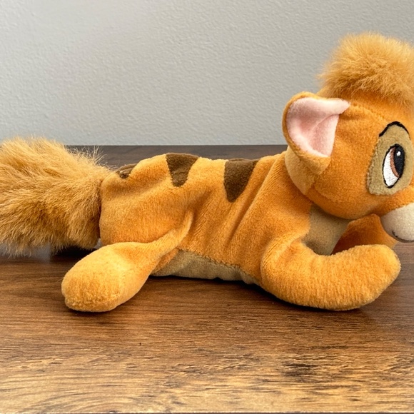 VINTAGE Disney Oliver & Company OLIVER CAT Bean Bag Plush Walt Disney Co. Animal - Picture 7 of 11
